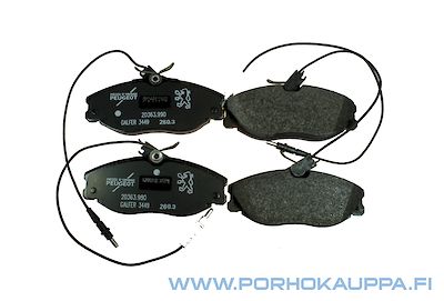 4 BRAKE PADS/FRONT