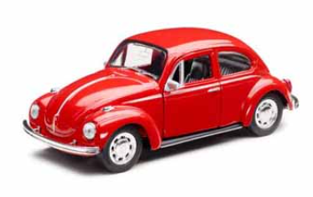 Leikkiauto Volkswagen Beetle, n.12cm. Punainen