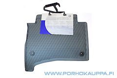 RUBBER FLOOR MATS, REAR, VW TOUAREG