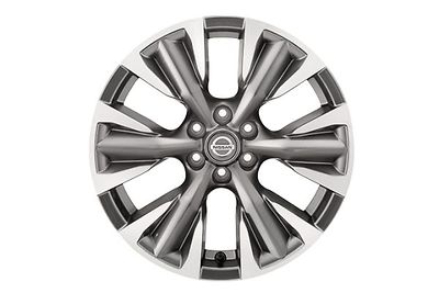 18" Alloy wheel diamond cut (Dark grey KAD) Nissan Navara D23