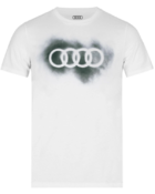 Audi t-paita Audi logo miesten XXXL valkoinen