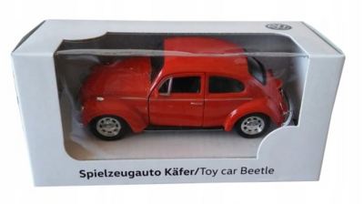 Leikkiauto Volkswagen Beetle, n.12cm. Punainen