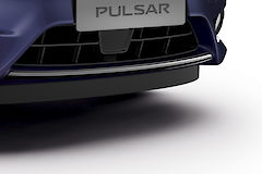 НАКЛАДКА НИЗА ПЕРЕДНЕГО БАМПЕРА, ЧЕРНАЯ NISSAN PULSAR