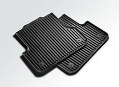 RUBBER FLOOR MATS, REAR, AUDI A5 COUPE